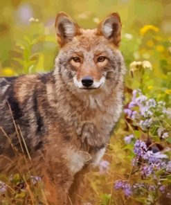 Coyote Animal Diamond Painting