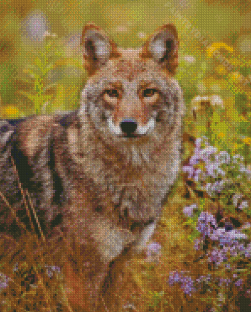 Coyote Animal Diamond Painting