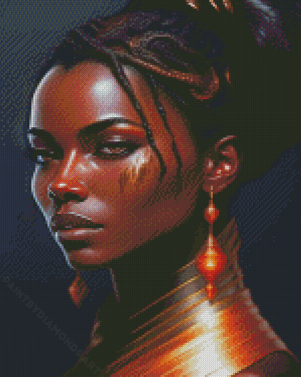 Gorgeous African Woman Diamond Painting