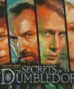 Secrets Of Dumbledore Actors Diamond Painting