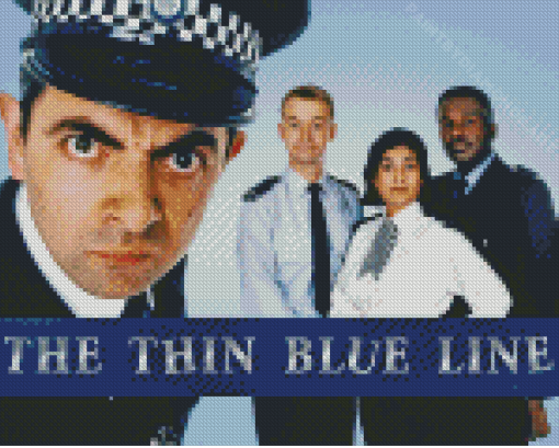 A Thin Blue Line diamond painting