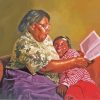 African Grandma And Granddaughter Diamond Painting