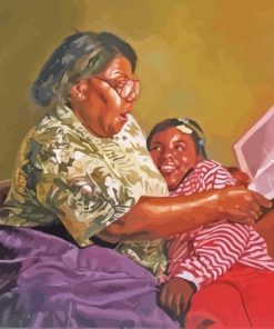 African Grandma And Granddaughter Diamond Painting