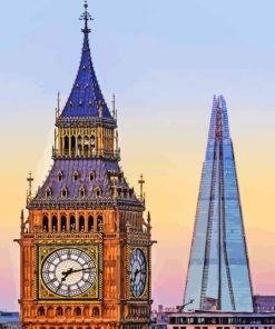 Big Ben And The Shard Diamond Painting