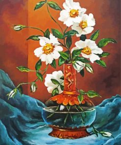 Cherokee Rose Vase Diamond Painting