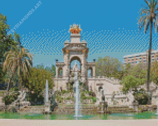 Ciutadella Park Barcelona Diamond Painting