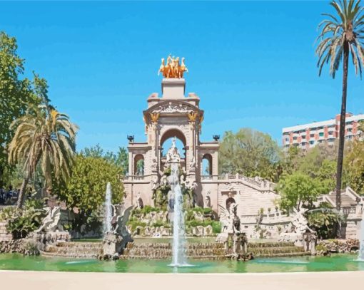 Ciutadella Park Barcelona Diamond Painting