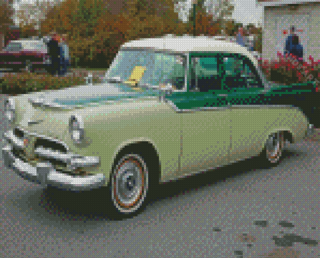 Green 1956 Dodge Diamond Painting