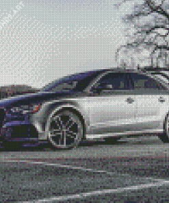 Grey Audi A3 Car Diamond Painting
