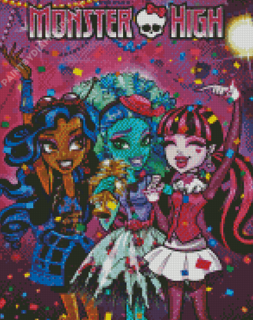 Monster High Party Diamond Painting