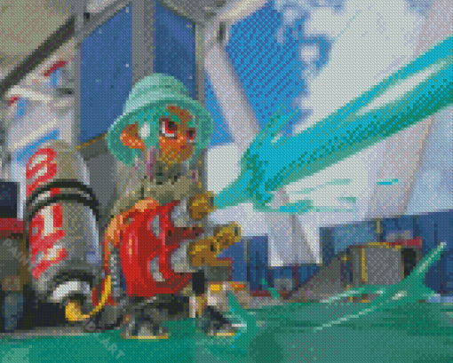 Switch Splatoon Diamond Painting