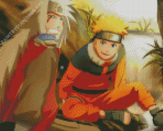 Aesthetic Naruto And Jiraiya Diamond Painting