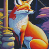 Aesthetic Red Fox Art Diamond Painting