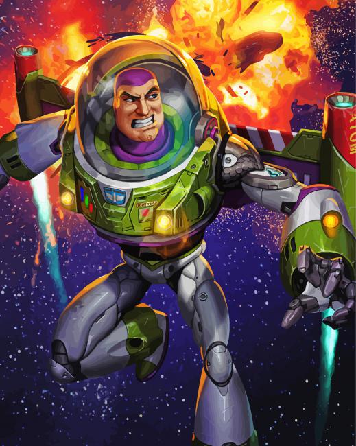 Cool Buzz Lightyear Character For Diamond Painting