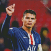 Cool Footballer Thiago Silva Diamond Painting