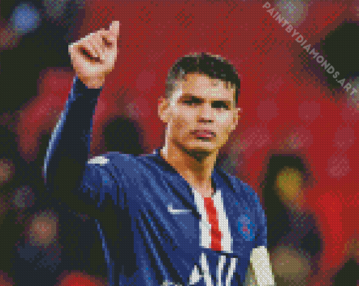 Cool Footballer Thiago Silva Diamond Painting