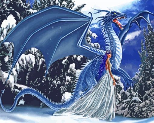 Dragon Woman By Nene Thomas Diamond Painting