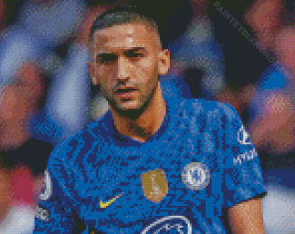 The Footballer Ziyech Chelsea diamond painting