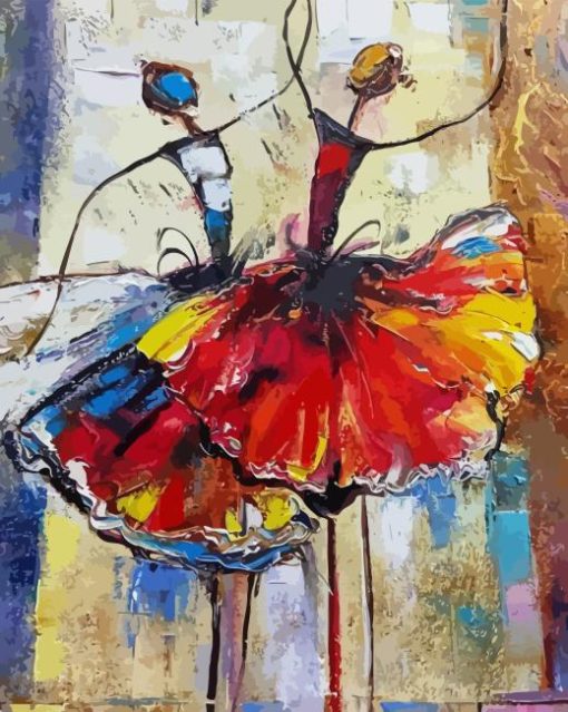 Abstract Ballerinas Diamond Painting