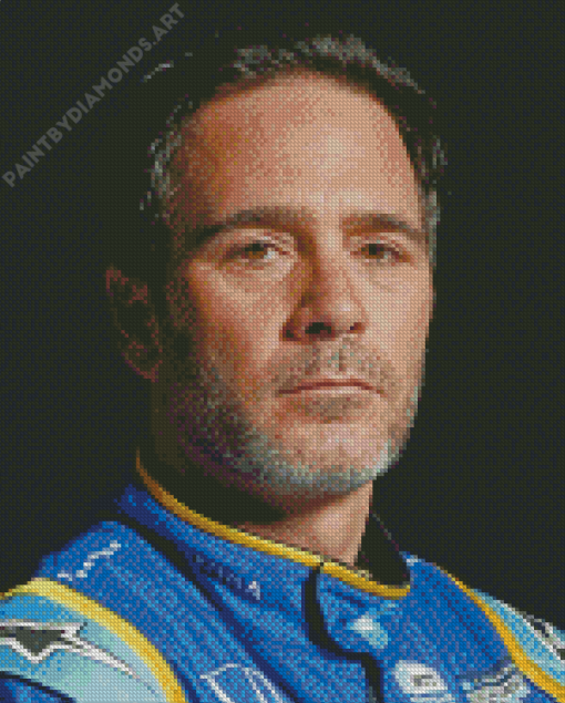 American Jimmie Johnson Diamond Painting