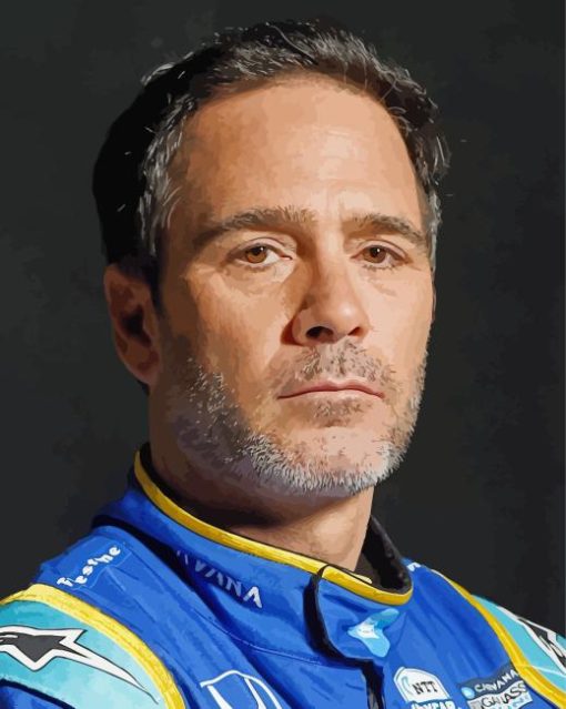 American Jimmie Johnson Diamond Painting