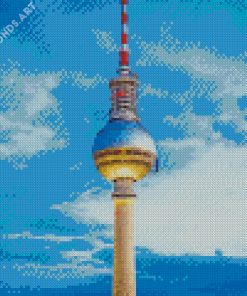 Berliner Fernsehturm Building Diamond Painting