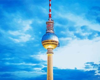 Berliner Fernsehturm Building Diamond Painting