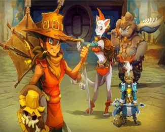 Dofus Online Game Characters Diamond Painting