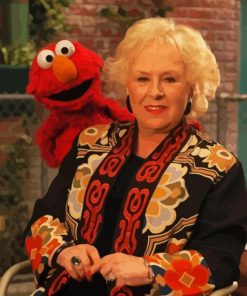 Doris Roberts With Muppets Character Diamond Painting