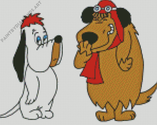 Droopy And Dog Characters Diamond Painting