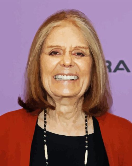 Gloria Steinem Journalist Diamond Painting