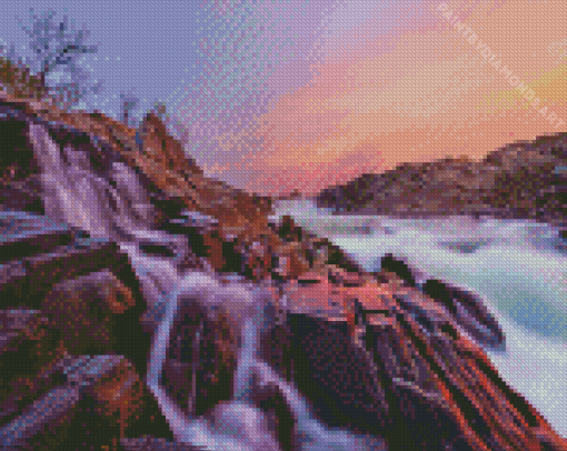 Great Falls In The USA Diamond Painting