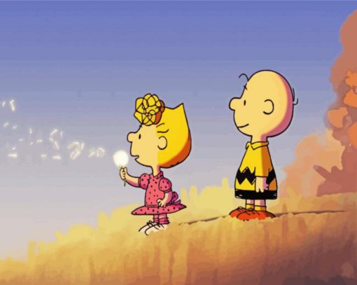 Sally And Charlie Brown Diamond Painting