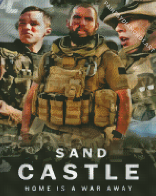 Sand Castle Movie Poster Diamond Painting