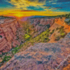 Sunrise Over Colorado National Monument Diamond Painting