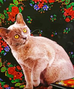 The Burmese Cat Diamond Painting