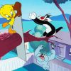 Tweety And Sylvester Diamond Painting