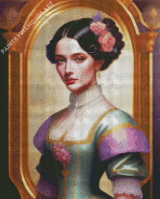 Beautiful Regency Lady Diamond Painting