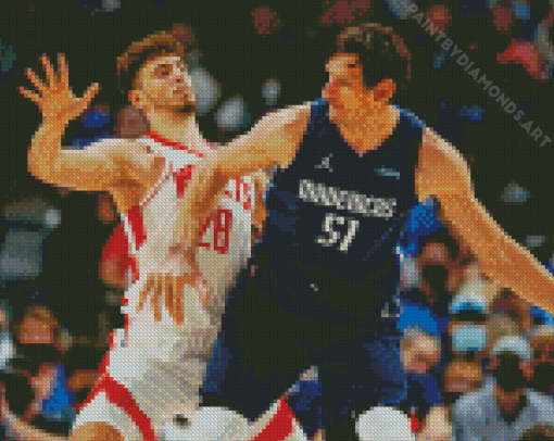 Boban Marjanovic VS Houston Rockets Player Diamond Painting