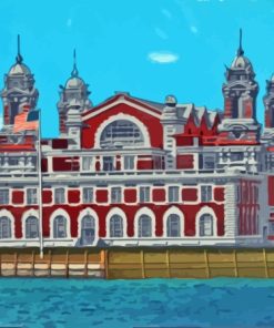 Ellis Island New York City Diamond Painting