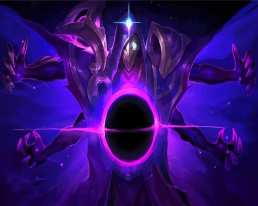 Jhin Dark Cosmic Diamond Painting