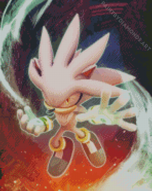 Sonic Silver The Hedgehog Diamond Painting