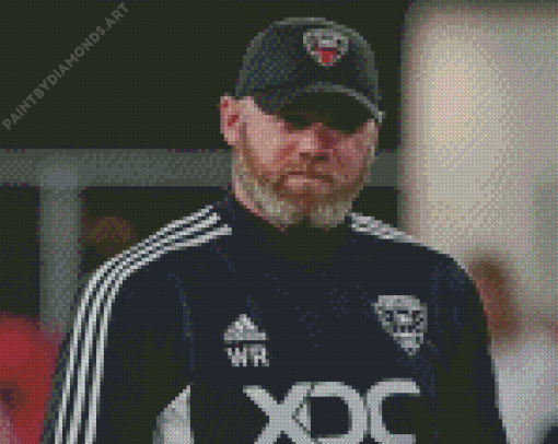 Wayne Rooney Coach Diamond Painting