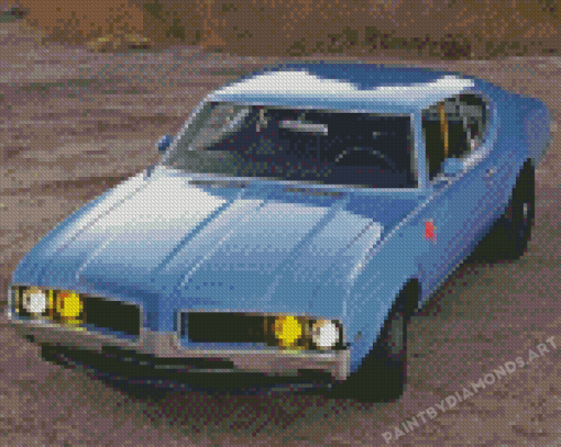 1969 Oldsmobile Cutlass Porsche Diamond Painting