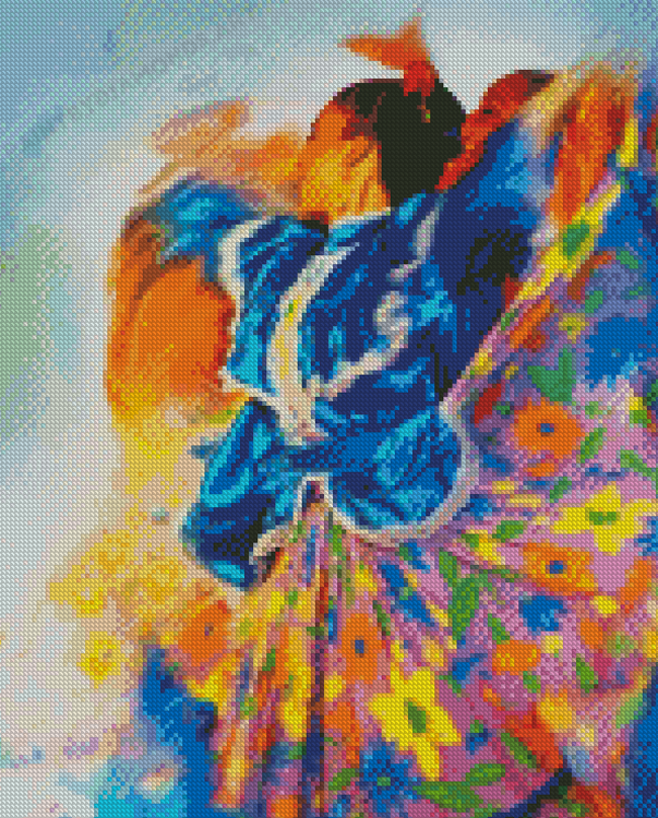 Mexican Dancer Woman Diamond Painting