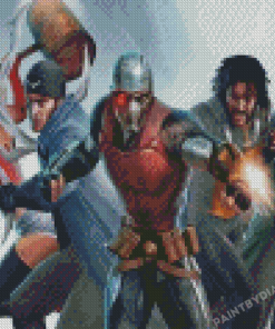 Suicide Squad Heroes Diamond Painting