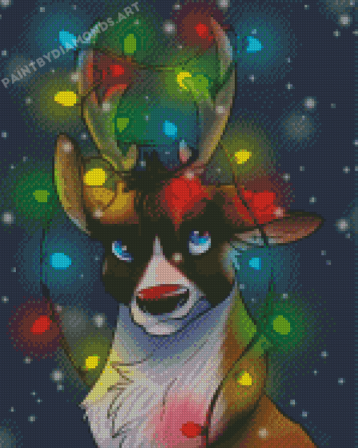 Christmas Reindeer Diamond Painting