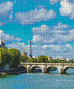Seine River Paris Diamond Painting