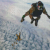 Soldier Skydiving Diamond Painting