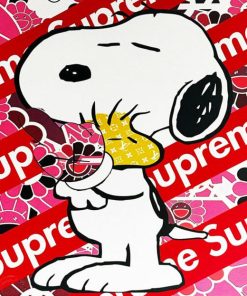 Supreme Snoopy Diamond Painting